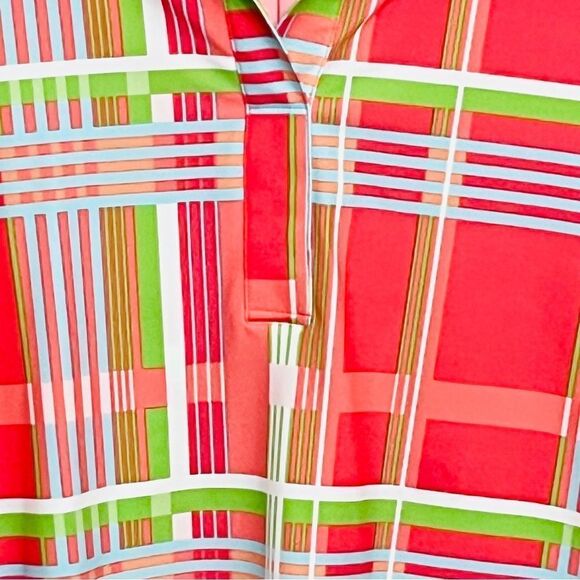 Jude Connally Cloth Top Multicolor Geometric Collar Long Sleeve Pullover Shirt - Picture 4 of 12